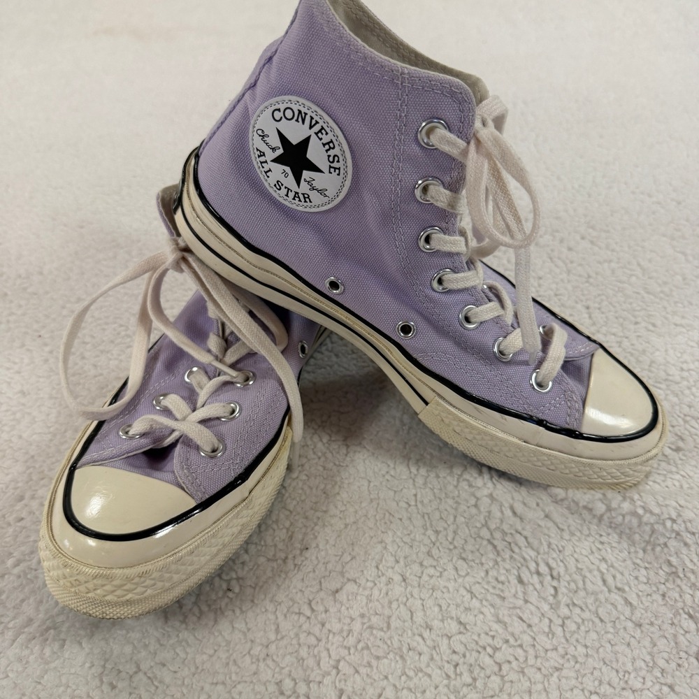 Converse Chuck 70 High Top Women 5.5 Lavender Purple Retro Canvas Sneaker